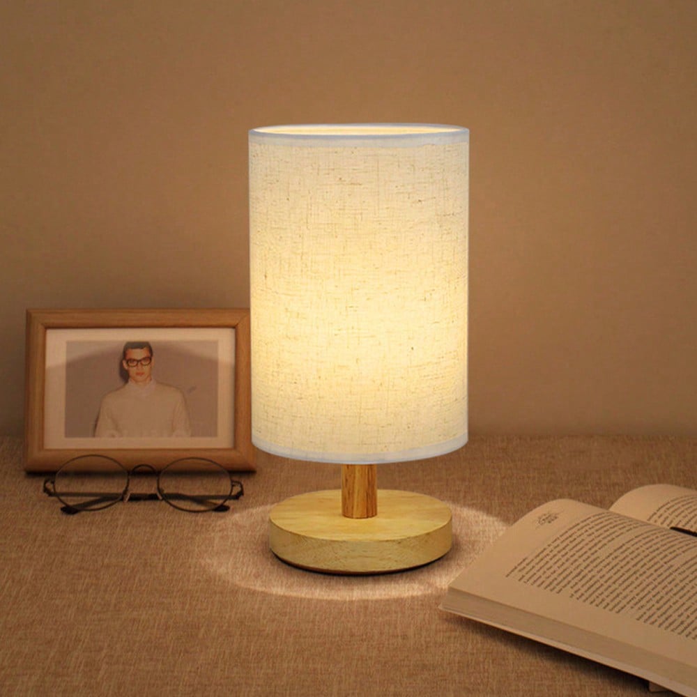 Modern Nordic Wooden And Fabri - Lighting Decor Bedroom review and price