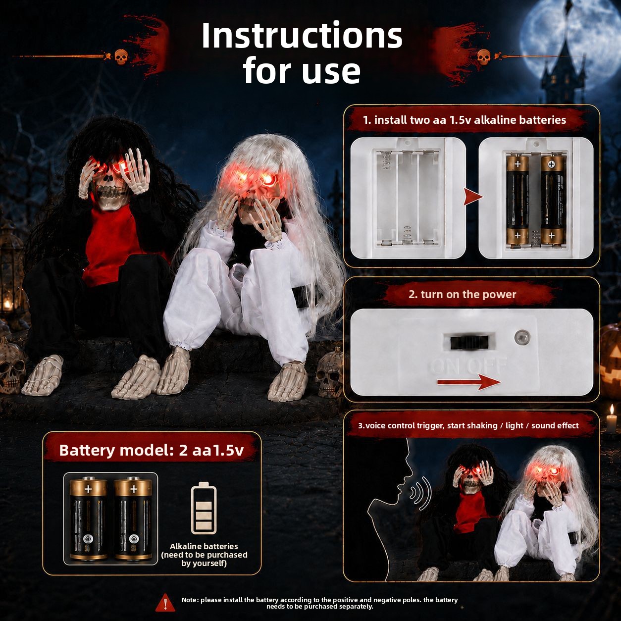 Halloween Outdoor Garden Sitti - Up Lighting Decor review and price