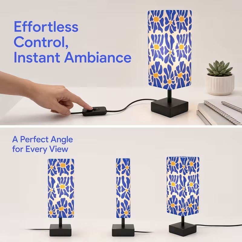 Modern Colorful Floral Table L - Lighting Decor Bedroom review and price