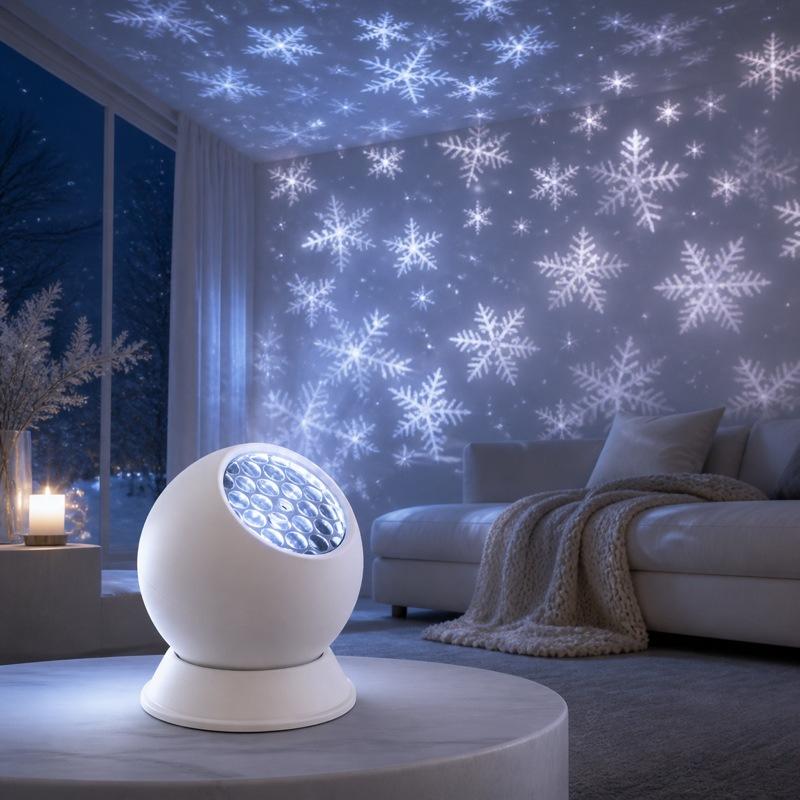 Christmas LED Snowflake Projec - Lighting Christmas Decor review and price