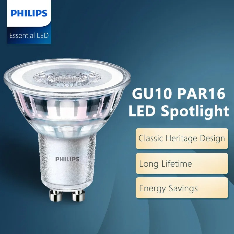 Philips GU10 PAR16 Essential C - Philips Bulb Led Classic review and price
